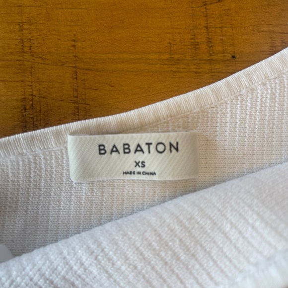 aritzia Babaton asymmetrical sculpt knit tank - Picture 2 of 2